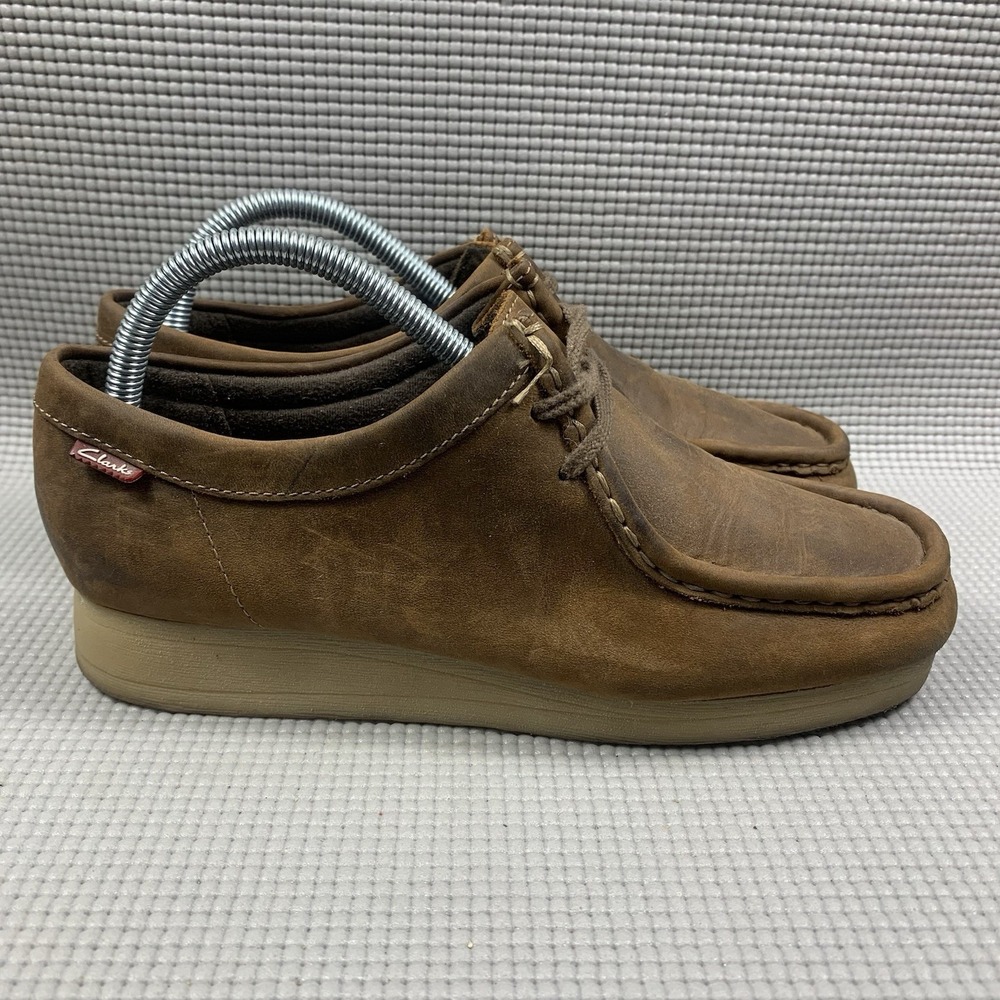 Clarks 15260 Padmore Wallace Beeswax Leather Shoes Brown Women's Size 8 M - Picture 3 of 8